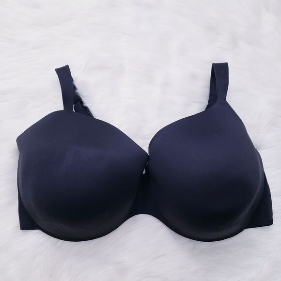 Auden Black Smooth Balconette Bra 46DDD - Picture 1 of 7